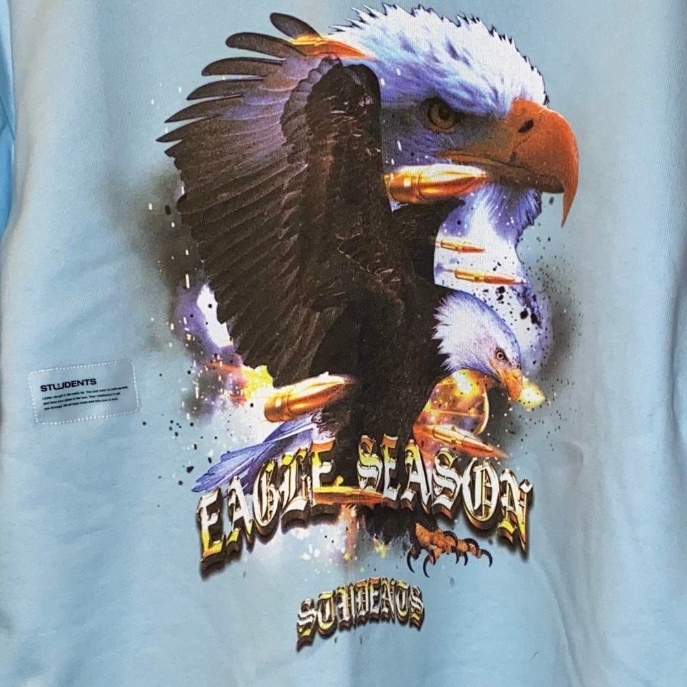 COPY - NWT MENS STUDENTS GOLF Eagle Season Crewneck Sweatshirt SMALL
